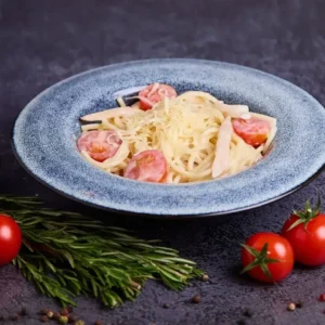 Спагетти с кальмарами